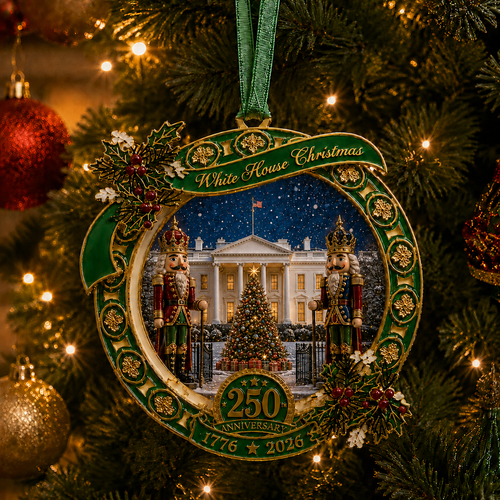 🔥Last 30pcs✨⏰ Limited anniversary edition✨49% OFF!🔥"The Nutcracker" 250th Anniversary Ornament—Guarding the White House