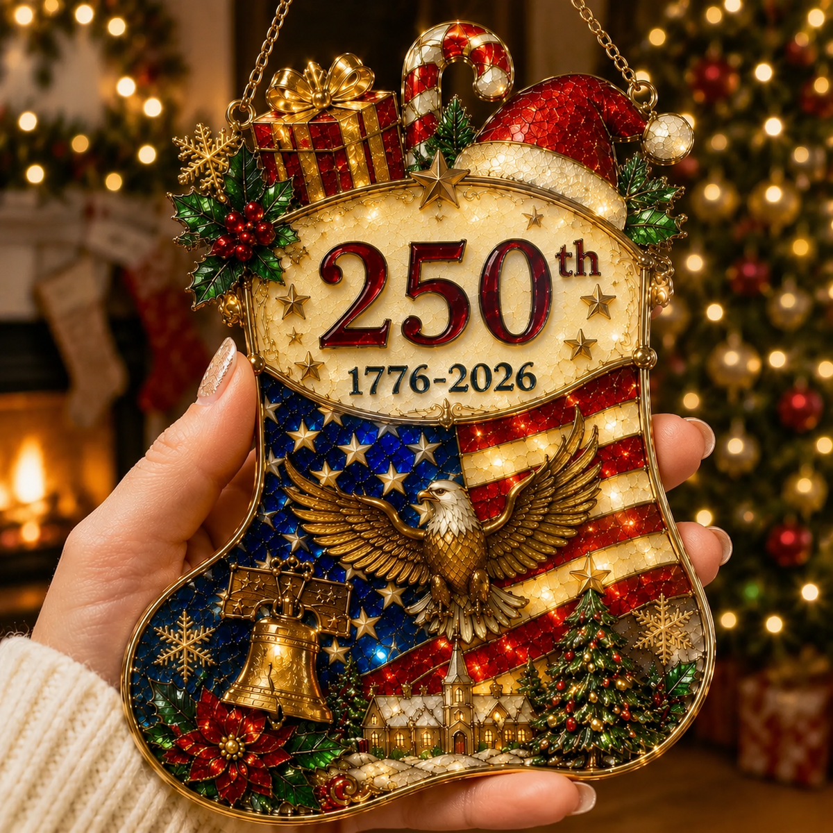 ✨ Limited anniversary edition✨⏰49% OFF!🔥High-quality hand-painted Christmas stocking ornament