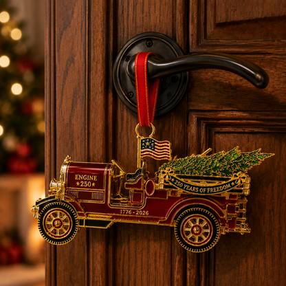 🔥Last 30pcs✨⏰ Limited anniversary edition✨49% OFF!🔥250th Anniversary Edition Vintage Fire Truck Ornament
