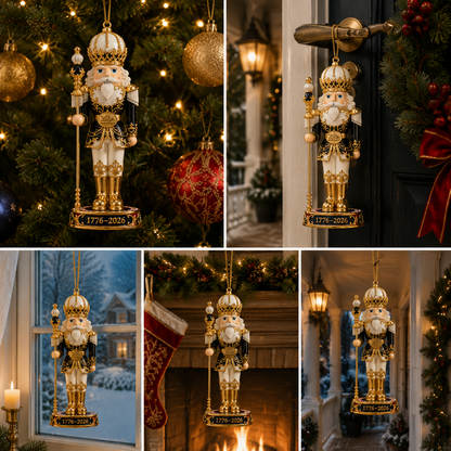🔥Last 30pcs✨⏰ Limited anniversary edition✨49% OFF!🔥2026 America 250th Anniversary Imperial Nutcracker King Ornament