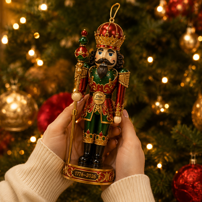 🔥Last 30pcs✨⏰ Limited anniversary edition✨49% OFF!🔥2026 America 250th Anniversary Royal Nutcracker King Christmas Ornament