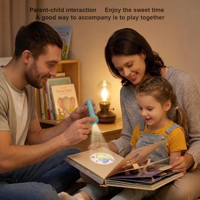 Kids' Projection Flashlight –48 Patterns, Bedtime Story & STEM Learning Toy - image 5