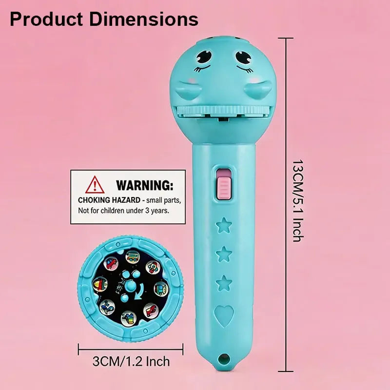 Kids' Projection Flashlight –48 Patterns, Bedtime Story & STEM Learning Toy - image 4
