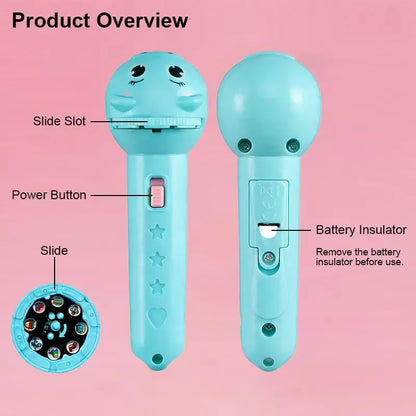 Kids' Projection Flashlight –48 Patterns, Bedtime Story & STEM Learning Toy - image 6