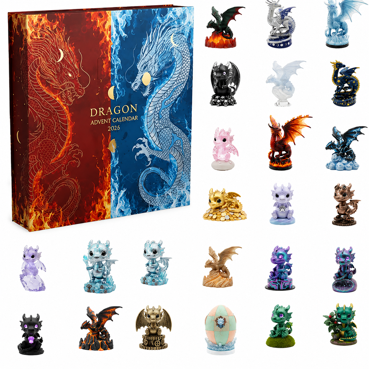 🌲Christmas Gift--🐉 Dragon Advent Calendar - image 3