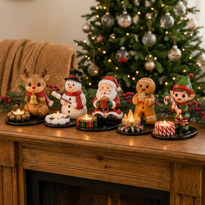 🔥Last 100pcs🎄Charming Ceramics Tealight Holder Collection For Christmas Moments