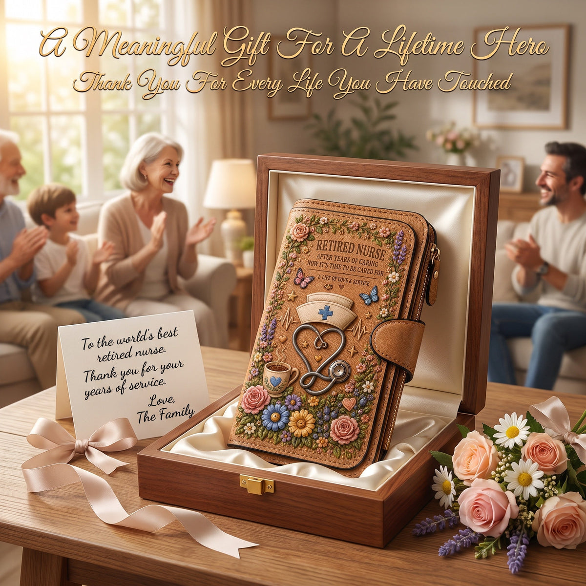 Retired Profession Wallet – In Honor of a Lifetime of Dedication and Care - image 5