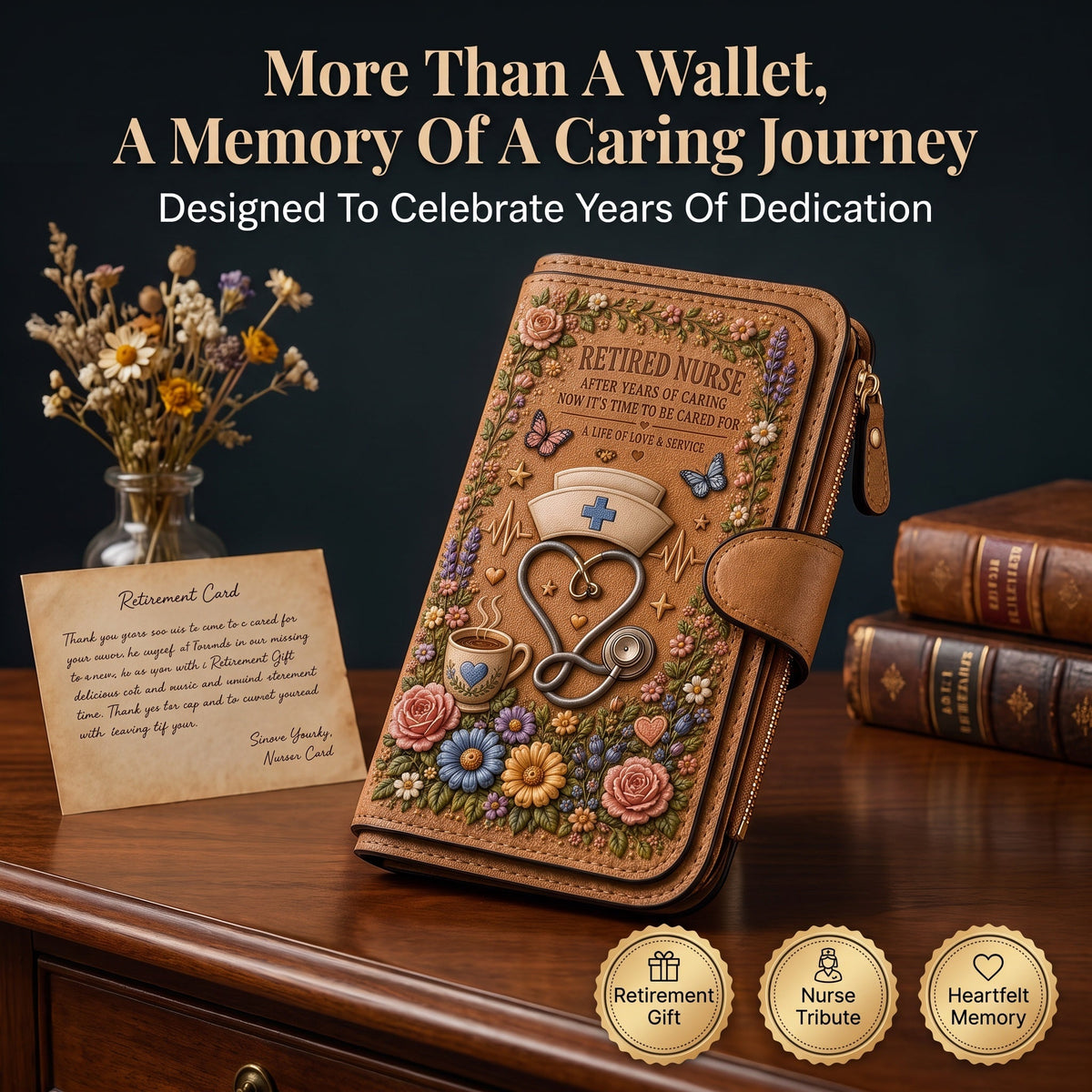 Retired Profession Wallet – In Honor of a Lifetime of Dedication and Care - image 4