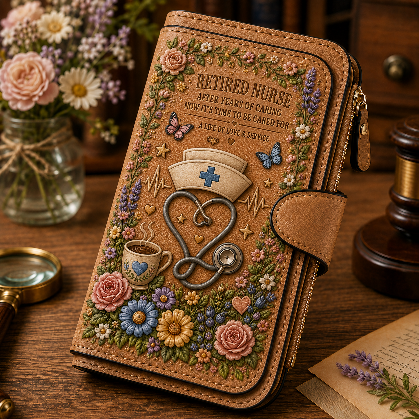 Retired Profession Wallet – In Honor of a Lifetime of Dedication and Care - image 1