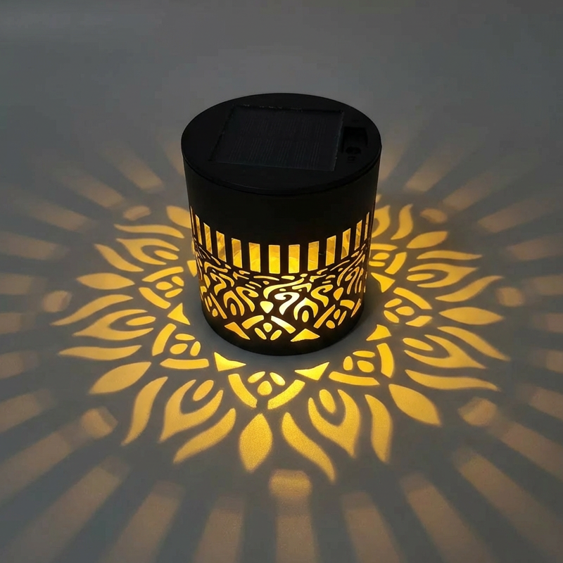 🌀💥Limited Sale Buy 4 Get 2 Free🌞💡Solar Mandala Wall Light Outdoor Garden Fence Projector Lamp Patio Ambient Decor