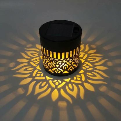 🌀💥Limited Sale Buy 4 Get 2 Free🌞💡Solar Mandala Wall Light Outdoor Garden Fence Projector Lamp Patio Ambient Decor