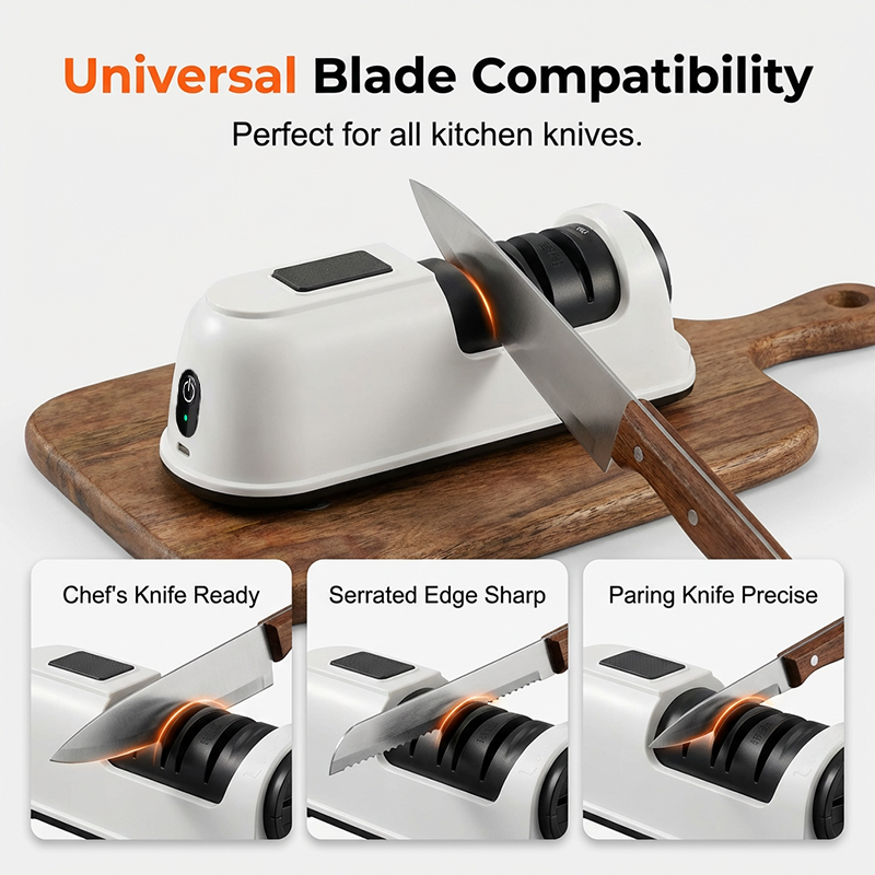 3-Stage Electric & Manual Knife Sharpener - image 5
