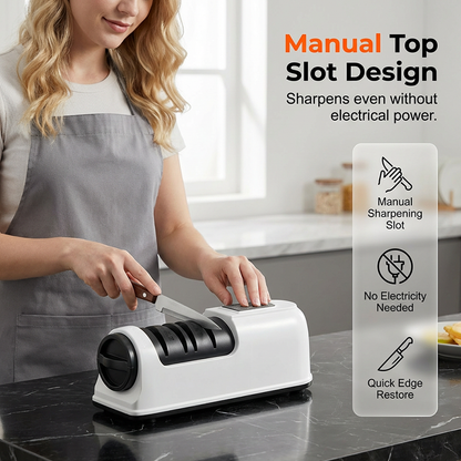 3-Stage Electric & Manual Knife Sharpener - image 3