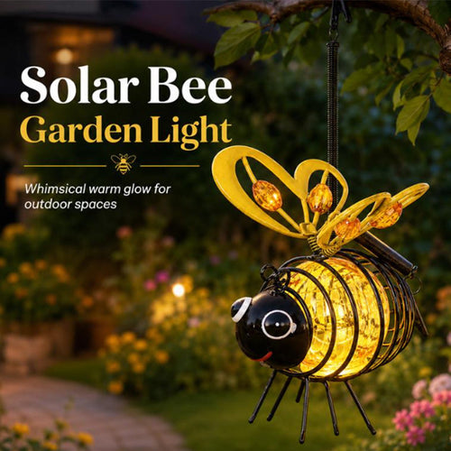 ❤️⏰🔥LIMITED TIME 49% OFF!🔥50K+ SOLD! Solar-powered hanging bee lamp🌞🌜