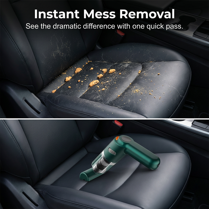 ⏳Limited-time 49% off⏰Cordless car vacuum – 10000Pa suction, lightweight, long battery life!🚗💨 - image 2