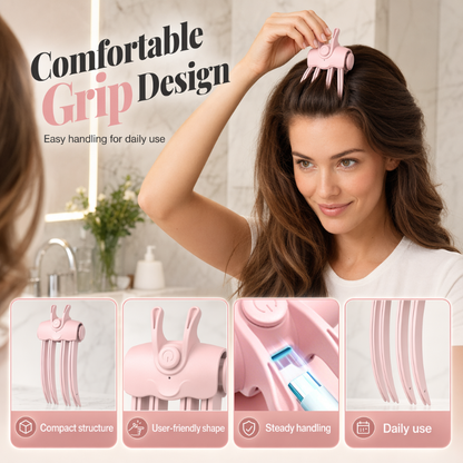 💥Surprise 50% Off！🔥Shape in 3 Seconds！👱‍♀️High Cranial Top Magic Tool！Rechargeable Volumizing Root Lift Clip