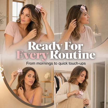💥Surprise 50% Off！🔥Shape in 3 Seconds！👱‍♀️High Cranial Top Magic Tool！Rechargeable Volumizing Root Lift Clip