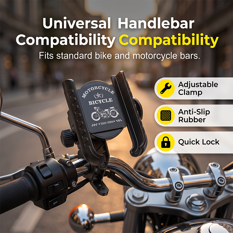 ⚡Quick-Release Bike Phone Mount with Secure Lock - image 2