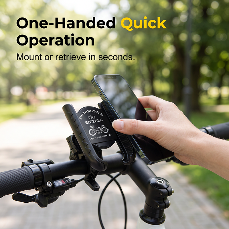 ⚡Quick-Release Bike Phone Mount with Secure Lock - image 4