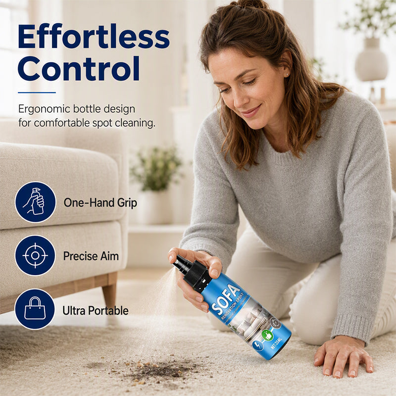 🥳2026 HOT SALE🥳💞50K+ SOLD!🛋️✨ 50% OFF! No‑Rinse Fabric Cleaner Spray – Just spray & wipe – no water, no rinsing. Perfect for sofas, carpets & upholstery – fresh in minutes! 🧼💨 - image 2