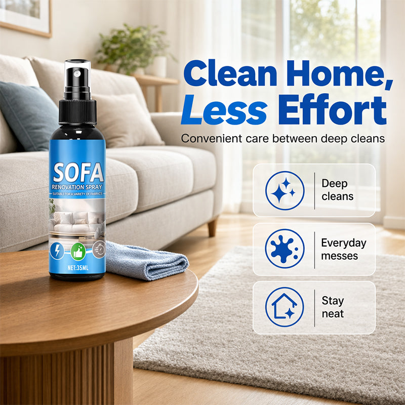 🥳2026 HOT SALE🥳💞50K+ SOLD!🛋️✨ 50% OFF! No‑Rinse Fabric Cleaner Spray – Just spray & wipe – no water, no rinsing. Perfect for sofas, carpets & upholstery – fresh in minutes! 🧼💨 - image 7