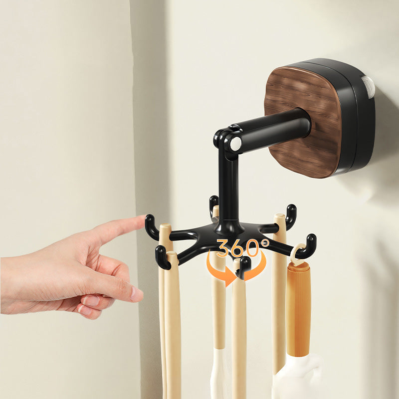 360° Rotating Duty Hooks Kitchen Utensil Holder - image 2