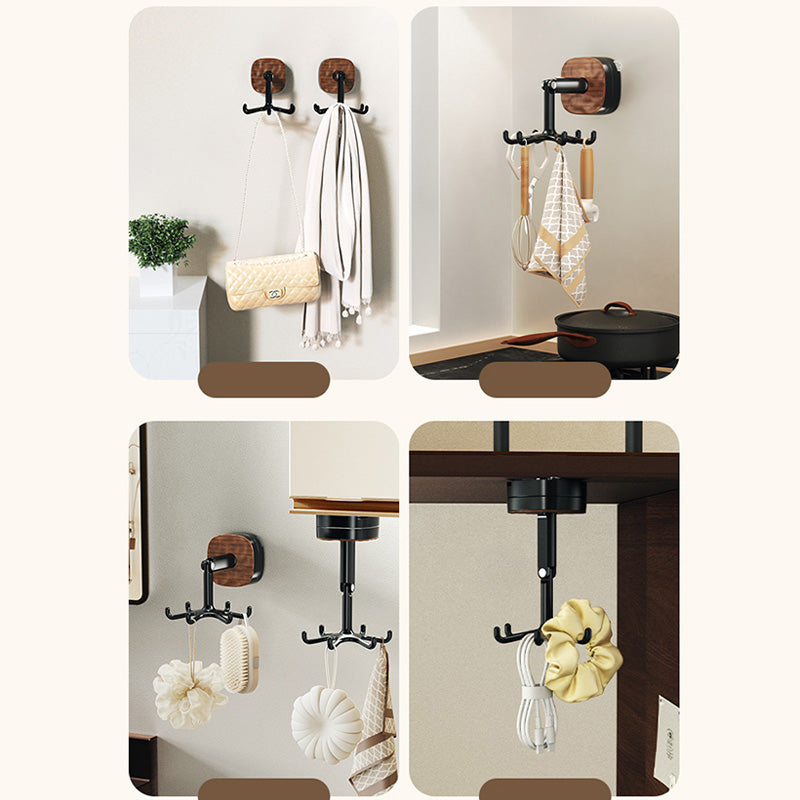 360° Rotating Duty Hooks Kitchen Utensil Holder - image 3