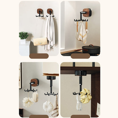 360° Rotating Duty Hooks Kitchen Utensil Holder - image 3