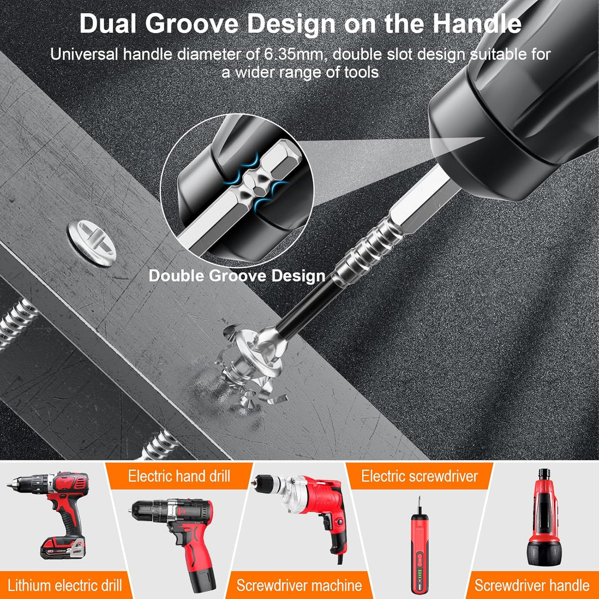 12-Piece Magnetic Impact Screwdriver Bit Set - image 2