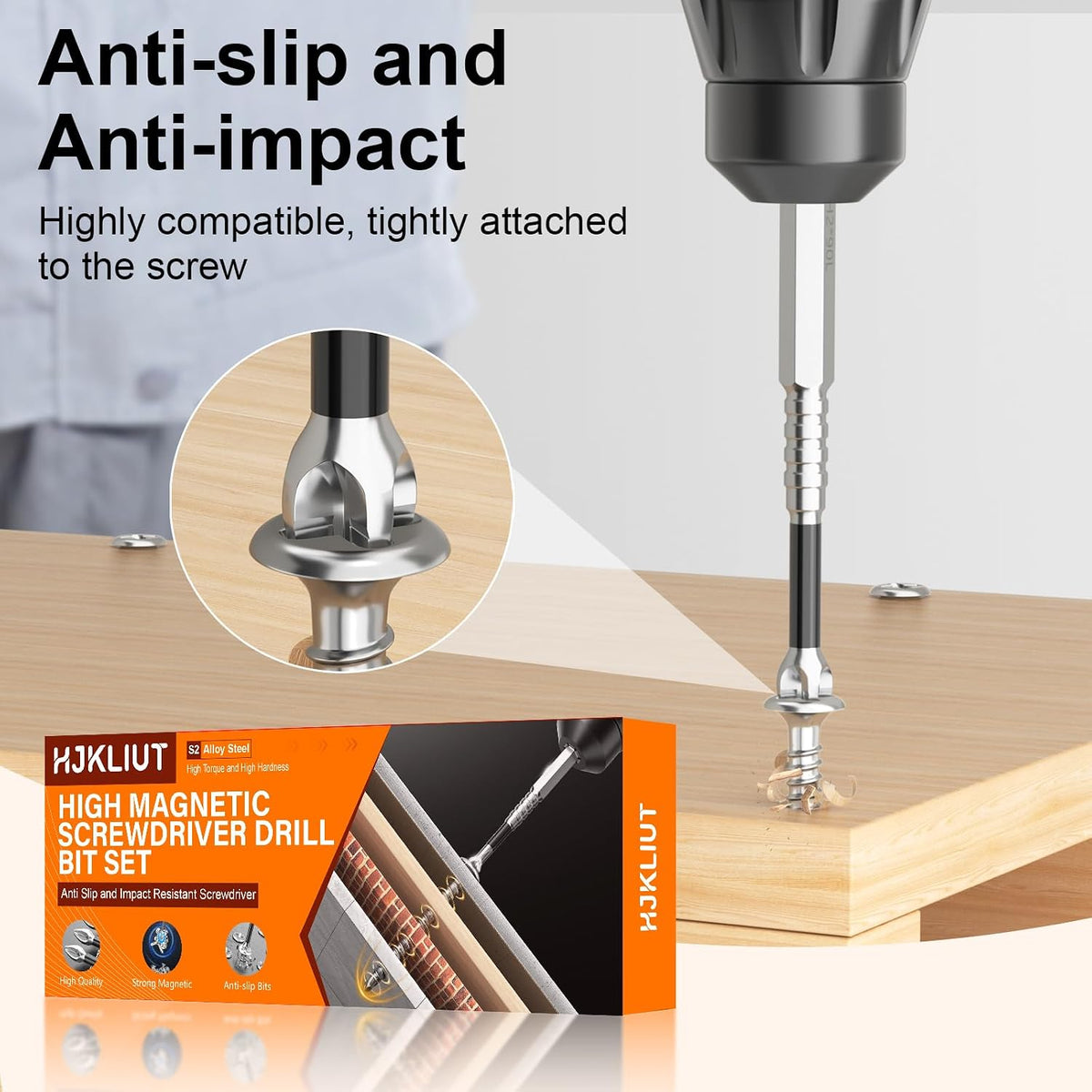 12-Piece Magnetic Impact Screwdriver Bit Set - image 7