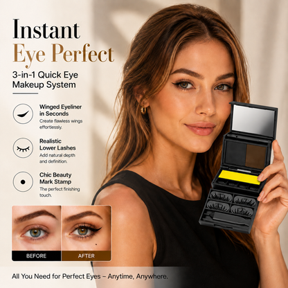 3-in-1 Eyeliner & Lash Stamp Kit – Wing, Bottom Lashes & Liner, Waterproof, Beginner-Friendly - image 2