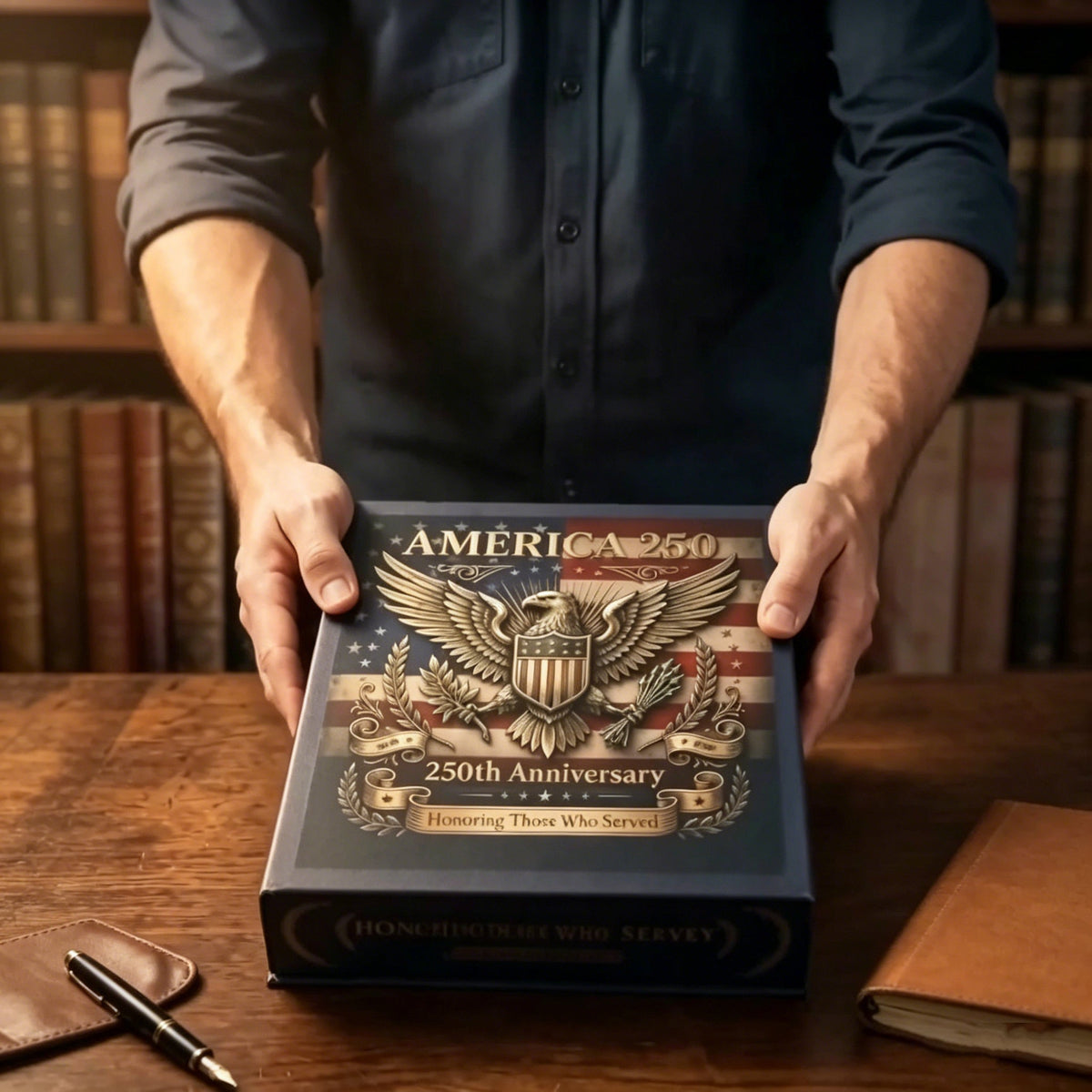 🎉🇺🇸 Limited Edition! 🔥🎁9PCS USA 250th Anniversary Commemorative Coin Gift Set - image 3